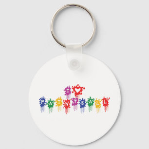 I Liebe Paintball Schlüsselanhänger