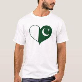 I Liebe Pakistan Flagge T-Shirt
