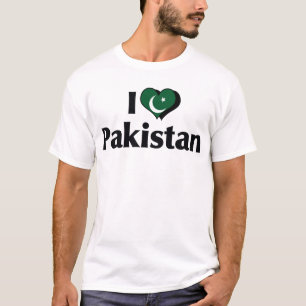 I Liebe Pakistan Flaggen-Shirt T-Shirt
