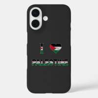 I. Liebe Palästina - Freiheit der Herzstücksflagge