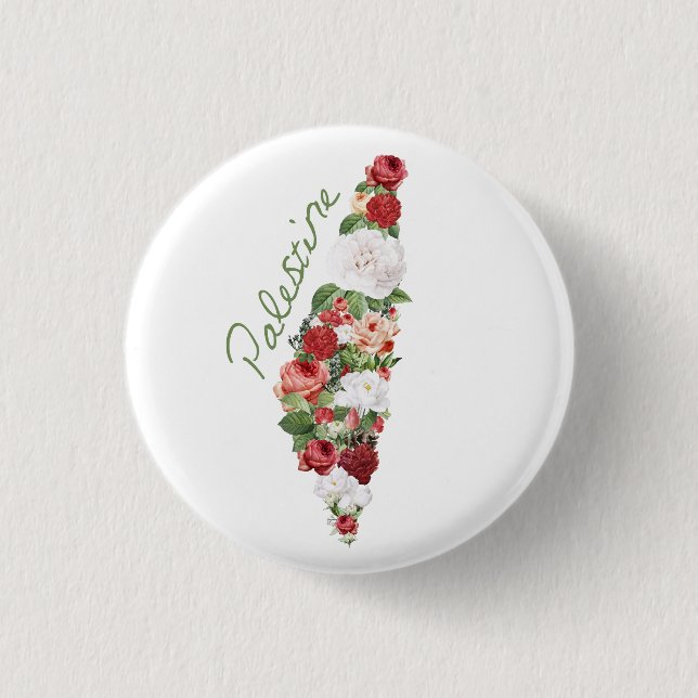 I Liebe Palästina Mein palästinensischer Heimat Button (Vorderseite)