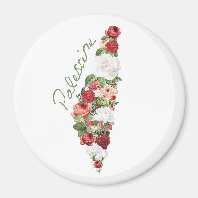 I Liebe Palästina mein palästinensischer Heimat Magnet (Vorne)