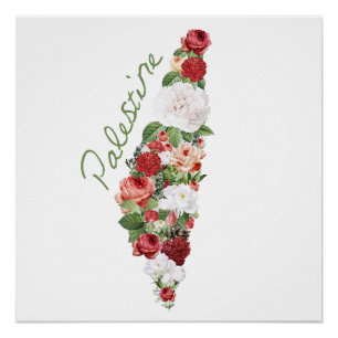 I Liebe Palästina mein palästinensischer Heimat Poster