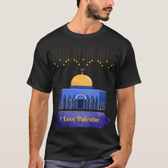 (I Liebe Palästina) T - Shirt (Vorderseite)