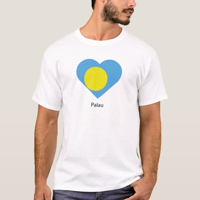 I Liebe Palau T-Shirt (Vorderseite)