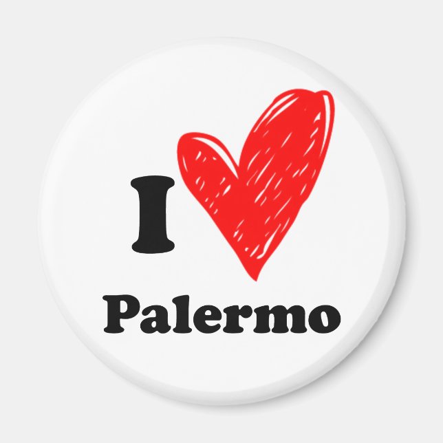 I Liebe Palermo Magnet (Vorne)