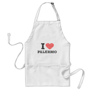 I Liebe Palermo Schürze