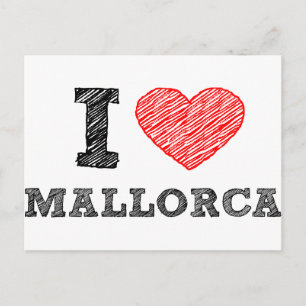 I Liebe Palma de Mallorca Postkarte