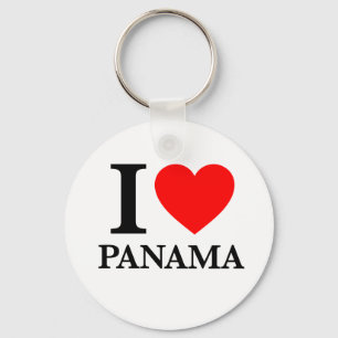 I Liebe Panama Schlüsselanhänger