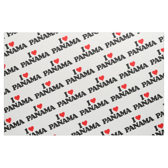 I LIEBE PANAMA STOFF (Fat Quarter (45,7 x 55,9 cm))