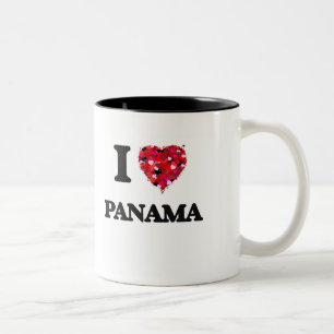 I Liebe Panama Zweifarbige Tasse
