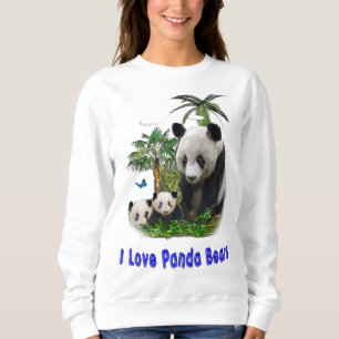 I Liebe Panda Bears Sweatshirt