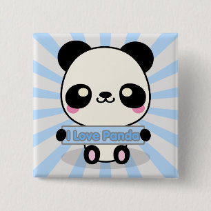 I Liebe-Panda Button