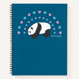 I Liebe Panda Notebook Notizbuch