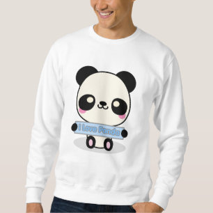 I Liebe-Panda Sweatshirt