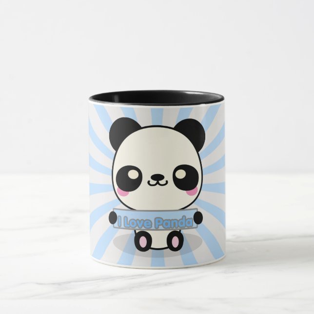 I Liebe-Panda Tasse (Zentrum)