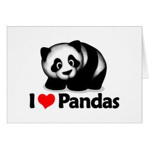 I Liebe-Pandas