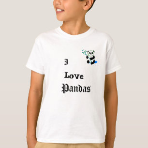 I Liebe Pandas Kids's Sweatshirt T-Shirt