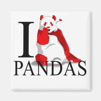 I Liebe Pandas Magnets Magnet