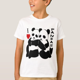 I Liebe-Pandas T-Shirt