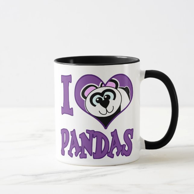 I Liebe Pandas Tasse (Rechts)