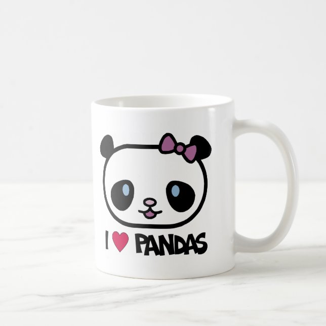 I Liebe-Pandas Tasse (Rechts)