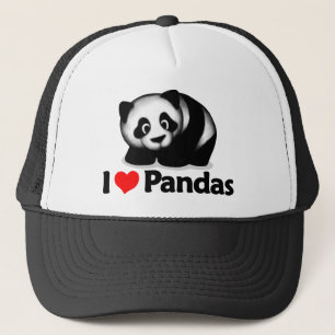 I Liebe-Pandas Truckerkappe