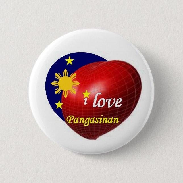 I Liebe Pangasinan Button (Vorderseite)