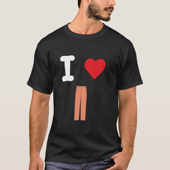 I Liebe Pants Houses Schlägt Toms Pantaloons Br T-Shirt (Vorderseite)