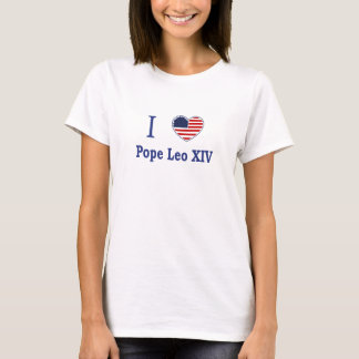 I Liebe Papst Leo XIV - USA T-Shirt