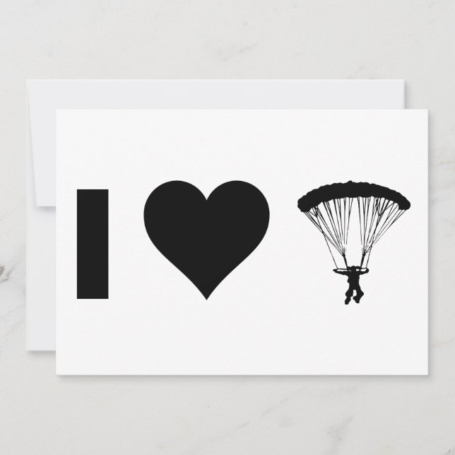 I Liebe Parachuting (Vorderseite)