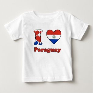 I Liebe Paraguay Baby T-shirt