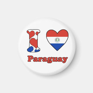 I Liebe Paraguay Magnet