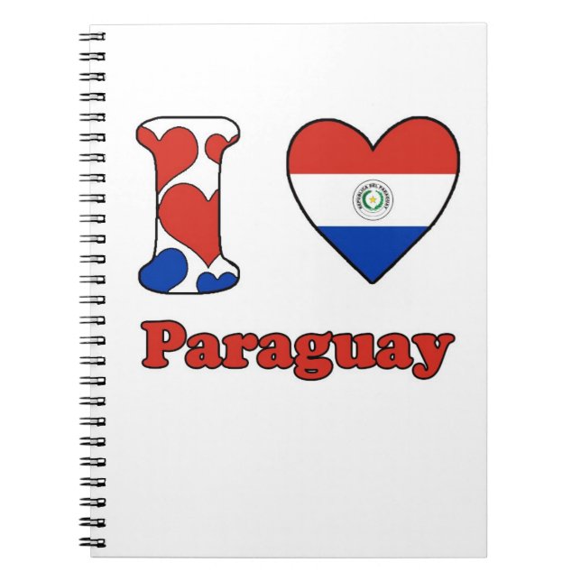 I Liebe Paraguay Notizblock (Vorderseite)