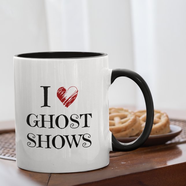 I Liebe Paranormaler Ermittler Geisterjagd Shows Tasse (Von Creator hochgeladen)