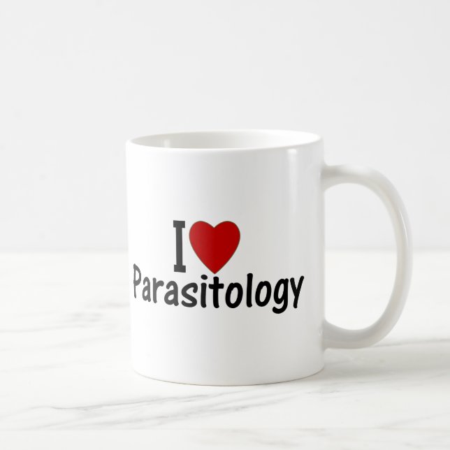 I Liebe Parasitologie Tasse (Rechts)