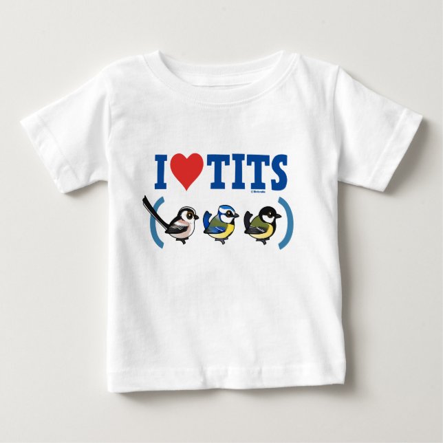 I Liebe Paridae EU Baby T-shirt (Vorderseite)