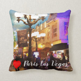 I Liebe Paris, aber nur in Las Vegas Throw Kissen