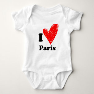 I Liebe Paris Baby Strampler