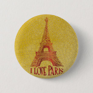 I Liebe Paris Button