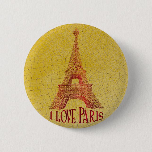 I Liebe Paris Button (Vorderseite)