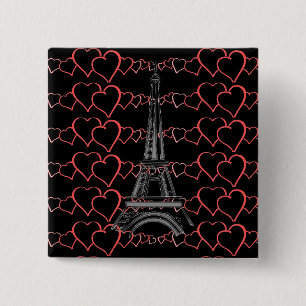I Liebe Paris, Button Eiffelturm
