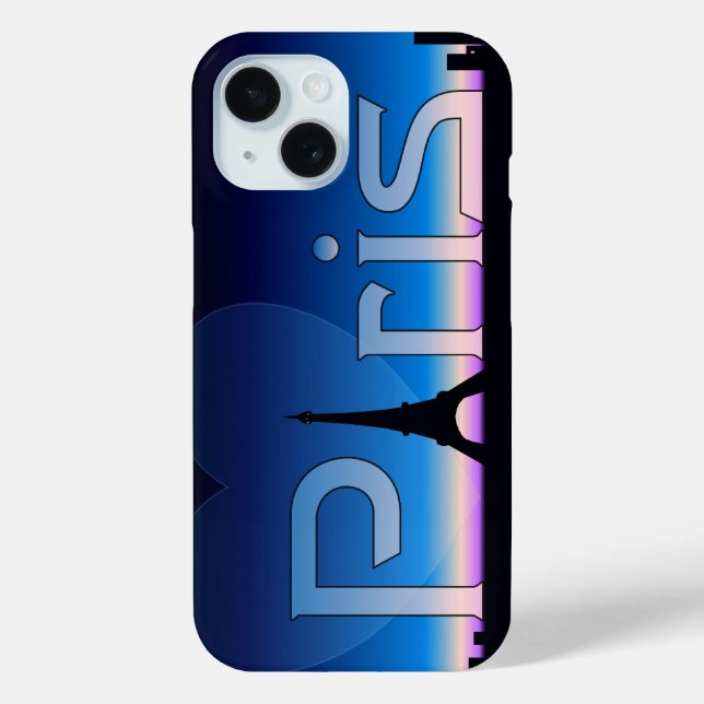 I Liebe Paris Case-Mate iPhone Hülle (Rückseite)