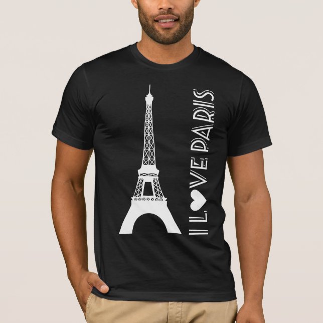 I Liebe Paris | Der Eiffelturm T-Shirt (Vorderseite)