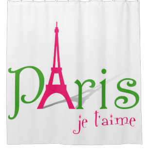 I Liebe Paris Duschvorhang