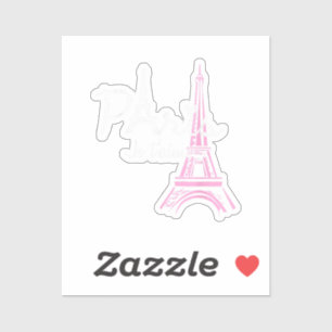 I Liebe Paris Eiffel Tower Frankreich Aufkleber