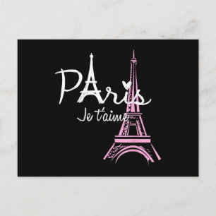 I Liebe Paris Eiffel Tower Frankreich Feiertagspostkarte