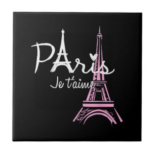 I Liebe Paris Eiffel Tower Frankreich Fliese