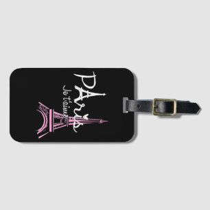 I Liebe Paris Eiffel Tower Frankreich Gepäckanhänger