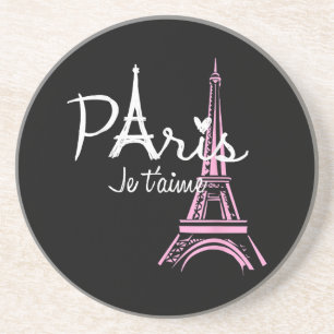 I Liebe Paris Eiffel Tower Frankreich Getränkeuntersetzer